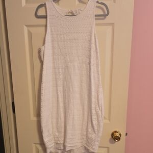 Cache‎ Elegant White Crochet Blouse